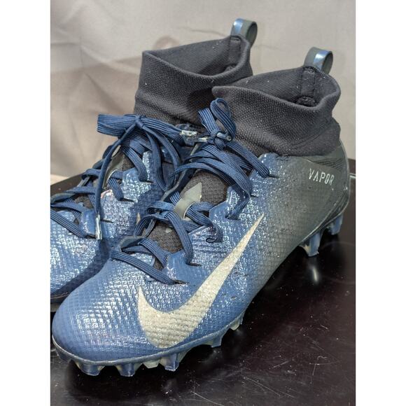 Nike Vapor Untouchable Pro 3 Navy Glitter Mens 8 7 Uk Football Cleats 917165-004